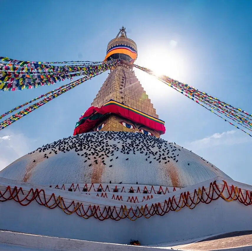 temple, stupa, baudhanath, baudha, buddha, buddhism, traditional, buddha purnima, kathmandu, nepal, tourism