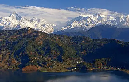 The Anapurna range (Pokhara, Nepal)