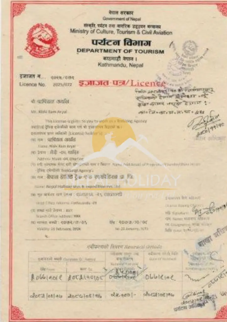 department of tourism